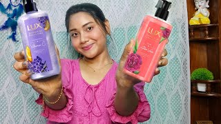 Lux Lavender \u0026 Vitamin C + Rose \u0026 Aloevera Shim Body Wash Review | Lux Essence of Himalayas