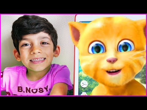 Cat Talking Tom se divierte con Jason, juegos educativos para niños