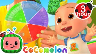 JJ Learns The Colors Song 🎨 CoComelon Nursery Rhymes and Kids Songs | 3 HOURS | After School Club