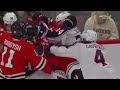 sean kuraly levels toews scrum ensues