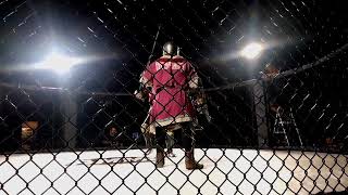 An AMMA pro fight. Armored Combat at its best.