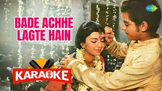 Bade Achhe Lagte Hain - Karaoke With Lyrics | Amit Kumar | R.D. Burman | Old Hindi Song