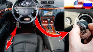 Function Easy-Entry Feature on Mercedes W211, W219 / The seat moves for an easy exit from the car