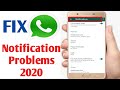 How To Solve Any Whatsapp Notification Problem | Whatsapp Notification Problem Solve