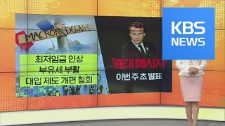 [친절한 키워드] 마크롱의 ‘입’ 외 / KBS뉴스(News)