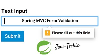 Spring MVC Form Validation (SpringBoot | Thymeleaf)