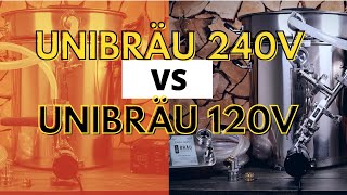 Unibrau 240v System vs Unibrau 120v