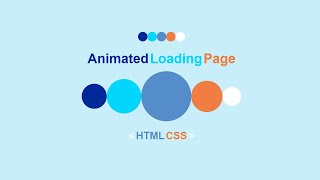 Pure CSS Animated Loading Page | CodeEra