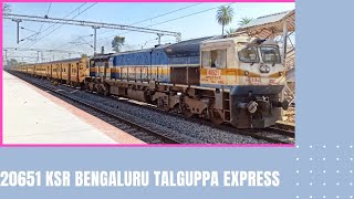 20651 KSR Bengaluru - Talguppa InterCity Express ಬೆಂಗಳೂರು - ತಾಳಗುಪ್ಪ ಇಂಟರ್ಸಿಟಿ ಎಕ್ಸ್‌ಪ್ರೆಸ್