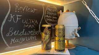 Kingfisher Ultra Max Vs Budweiser Magnum Beer Comparison | Strong Beer Review