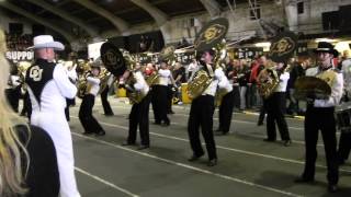 CU Marching Band pregame in Balch Fieldhouse