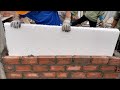 Awesome ideas!Not Everyone Know This Simple Soundproof, Insulation Brick Wall Construction Technique