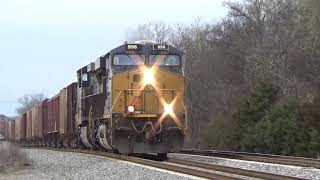 CSX ES44AH 996 and AC44CW 433 Lead Empty Herzog Ballast W082-11 on 3/14/20