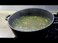 green lentils soup