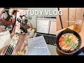 STUDY VLOG 🎧⭑.ᐟ lots of cramming for test, waking up at 5 am, practicing kanji + manga shopping