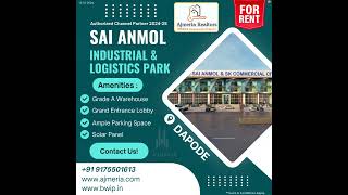 MMRDA APPROVED RCC WAREHOUSE SPACE AT SAI ANMOL INDUSTRIAL AND LOGISTICS PARK LOCATION DAPODE.