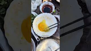 打卡大婶摊位元一份鸡蛋汤 #food #小吃 #streetfood