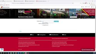 Maryland Business Entity Search