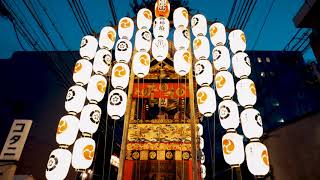 祇園祭 岩戸山 天照大神、手力男命、伊弉諾尊を祀る曳山　Gion Matsuri iwatoyama