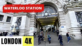 LONDON, UK 🇬🇧 [4K] Waterloo Station — FEBRUARY 2023