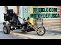 TRICICLO COM MOTOR DE FUSCA