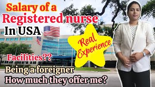 Salary of a Registered nurse in USA💵| কি কি Facilities আছে? আমি কত salary অফার পেলাম? #salary