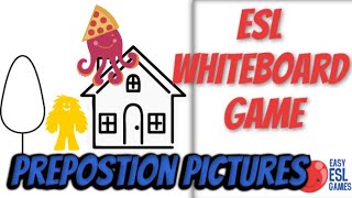 ESL Whiteboard Games | Preposition Pictures - Videos For Teachers