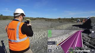 Trimble SiteVision Tutorial - Using the Profile and Alignment application