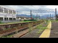 キハ40系快速ゆざわshu＊kura越後湯沢行き六日町駅出発 series kiha 40 yuzawa shu * kura for echigo yuzawa dep muikamachi sta