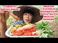 MUKBANG IKAN ASIN GORENG DIKEBUN CABENYA BANYAK #mukbanglalapan #mukbang #asmr