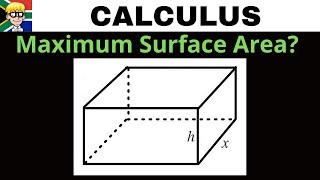 Optimisation Grade 12: Maximum Surface Area Box