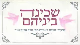 שכינה ביניהם. שיעור מבוא. הרב אריה נווה שליט״א