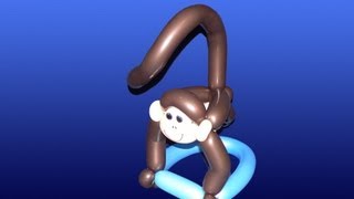 Add a Tail to Your Monkey Balloon Animal & Make it a Hat (Balloon Twisting & Modeling #11.1)