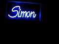 simon neon sign