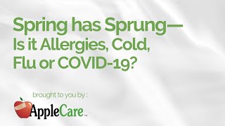 What's the Difference Between Allergies, Cold, COVID and Flu?