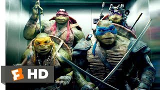 Teenage Mutant Ninja Turtles (2014) - Elevator Freestyle Scene (8/10) | Moviecli