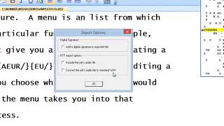 Exporting to RTF