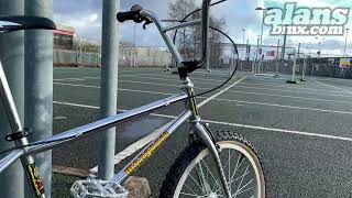 Alans BMX: Mongoose Californian BMX Bike Chrome / Black