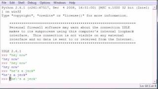 Python Programming Tutorial - 6 - Strings