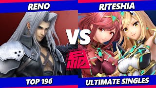 Smash Awesome - Reno (Byleth, Sephiroth) Vs. Riteshia (Pyra Mythra) Smash Ultimate - SSBU