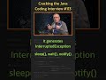 Вопрос 113. Thread.interrupt()? #java  #threads