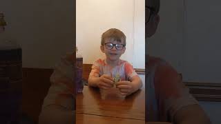 Ryker tries Mt dew Baja passion fruit blast.