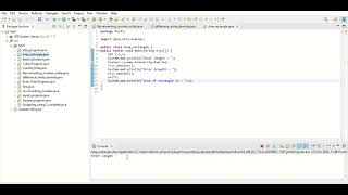 How to find the Area of rectangle using java eclipse