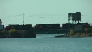 CN 437 - Part 1 - CN 8893 West by the Noden Causeway (Rainy Lake)