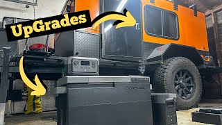 Hiker Trailer Upgrades: EcoFlow Fridge, Delta Power Station, and Custom Bed Frame Installation