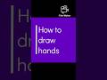 how to draw anime hands||Keep it simple||#art #drawing