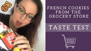 Taste testing French cookies from the grocery store | France lifestyle
