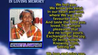 Henrietta Pamphile memorial