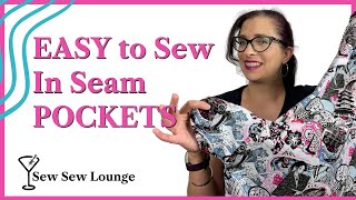 How to Sew Side Seam Pockets (McCall's 7862)