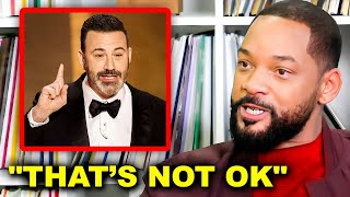 Will Smith Reacts To Jimmy Kimmel ROASTING Him At The Oscars